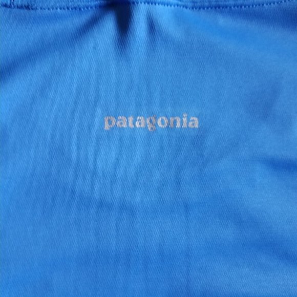 Patagonia Women’s Short Sleeve Crew Neck Fore Runner Shirt Blue - Picture 7 of 14